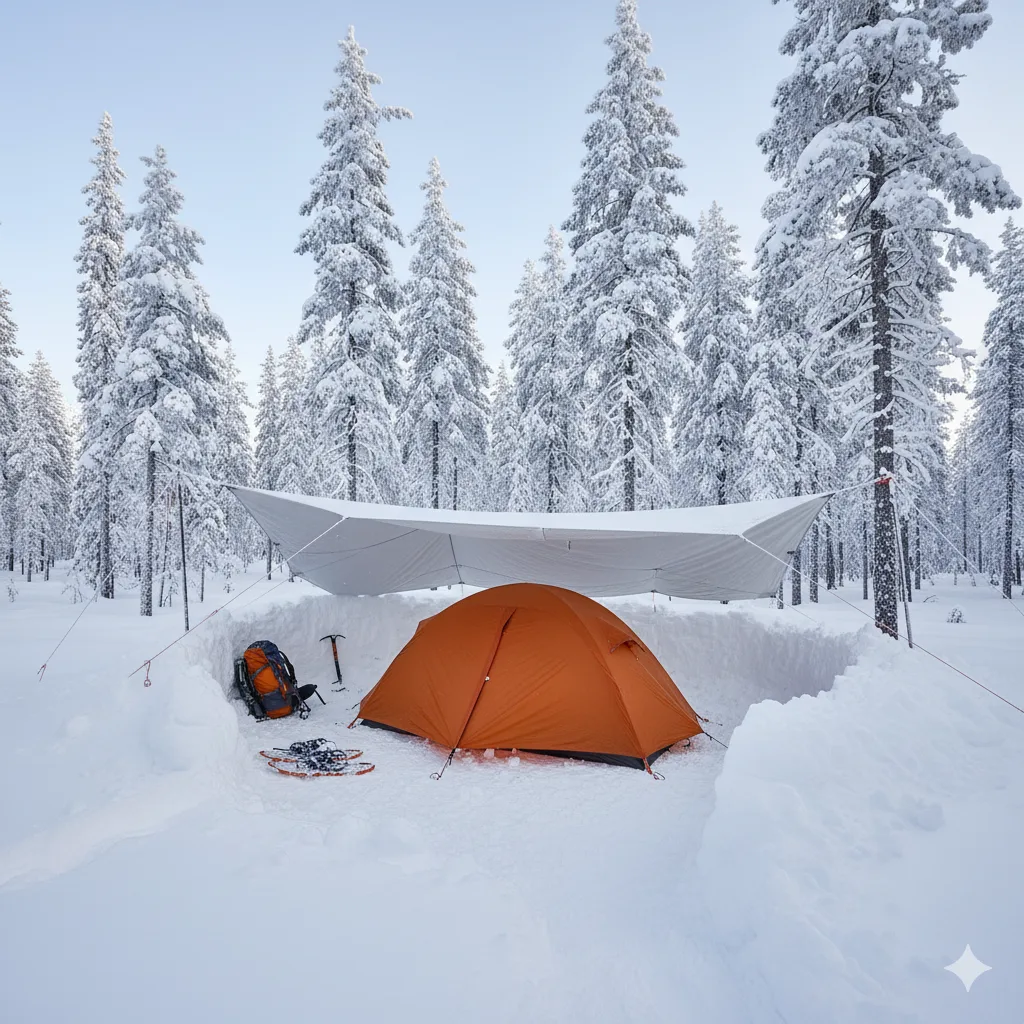 Create a Wind Barrier Outside