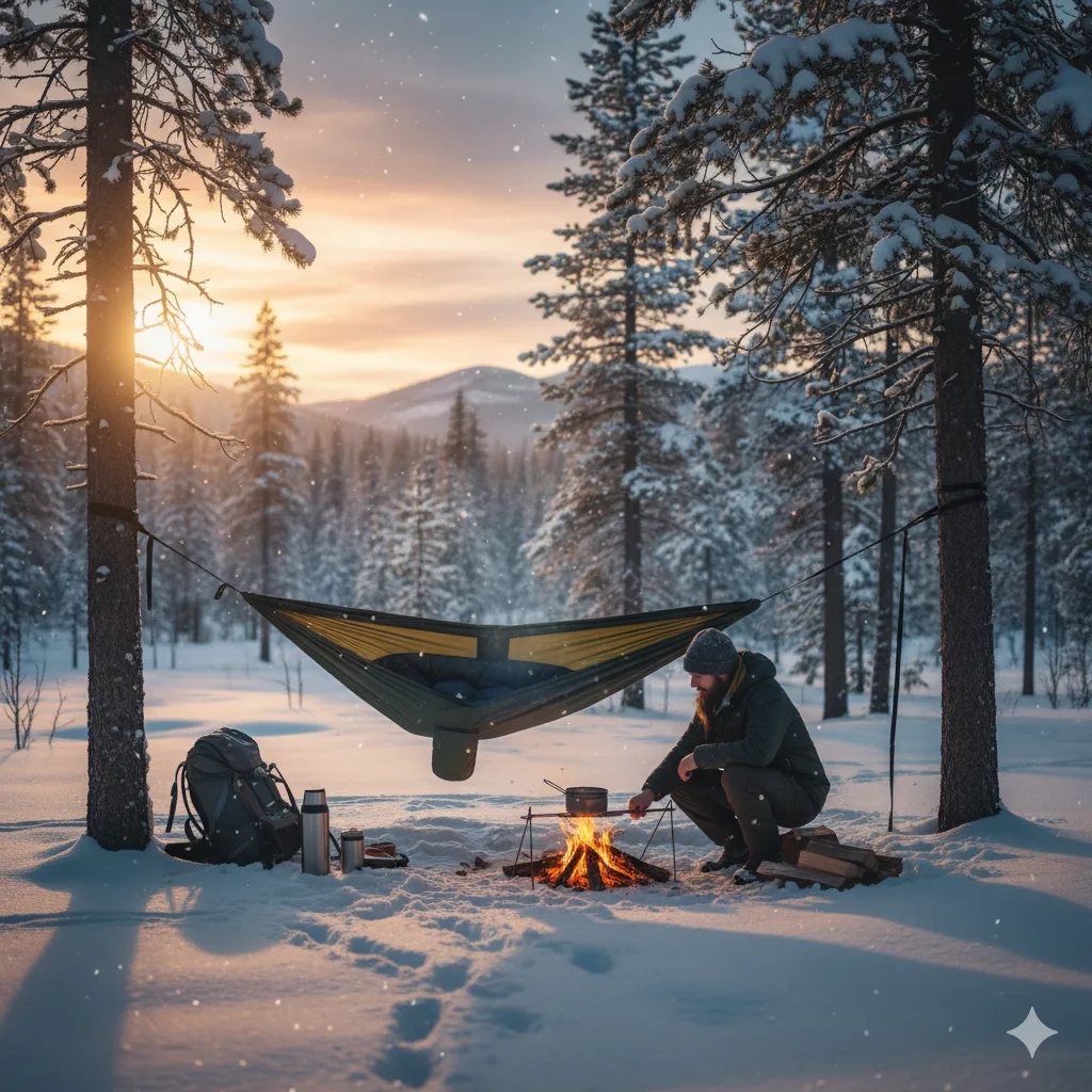 Highlights warmth and comfort through food and hydration.