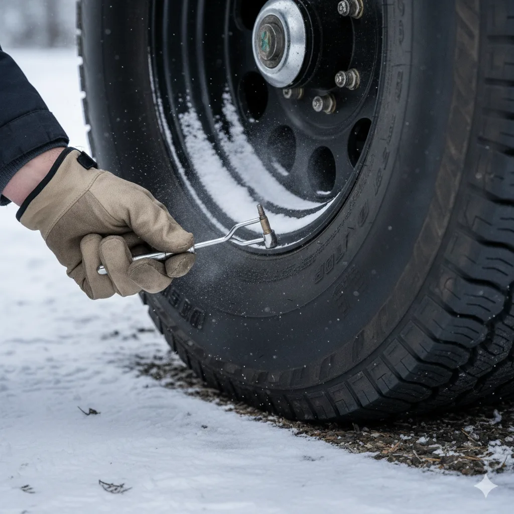 How to Let Air Out of a Tire safely